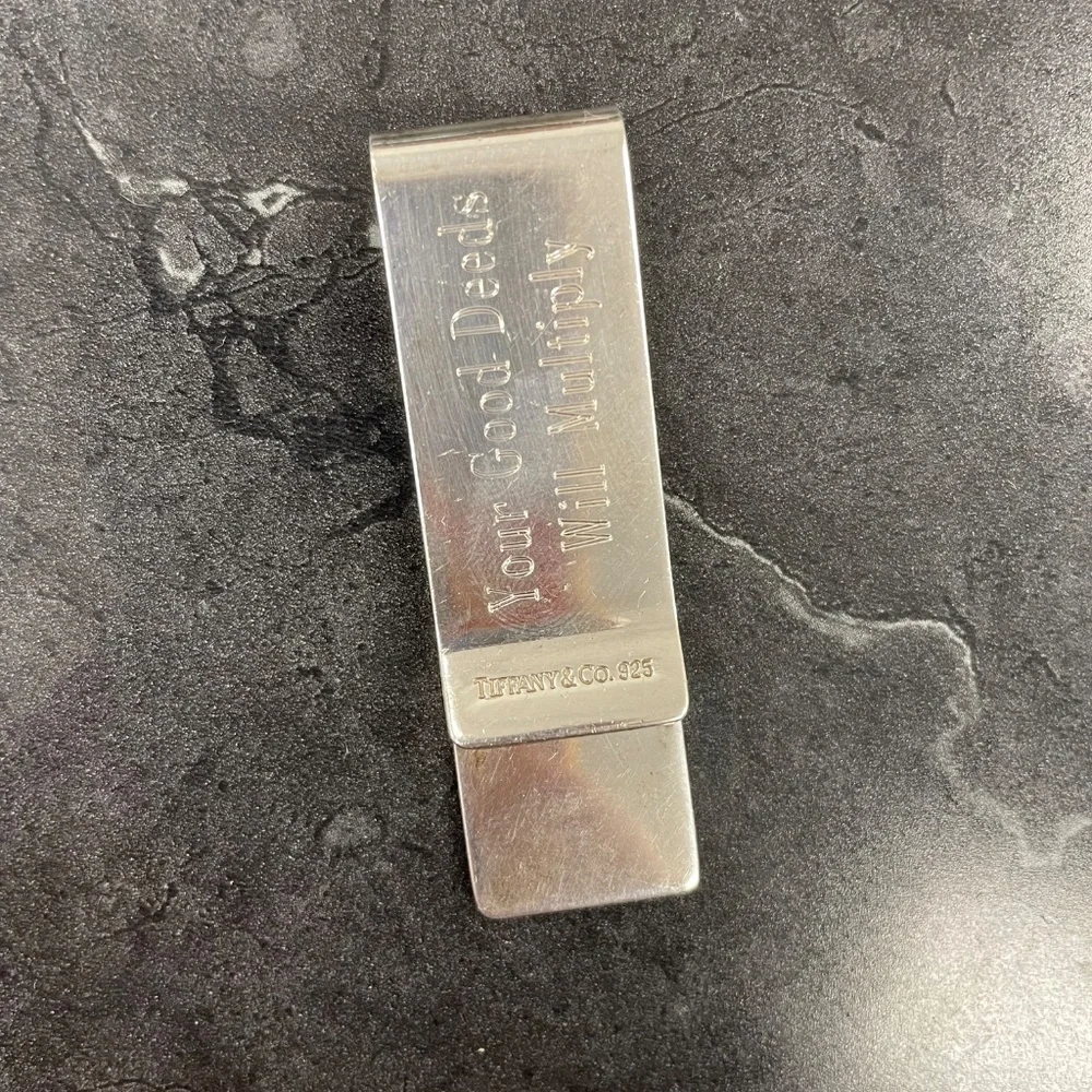 Tiffany & Co. Engraved Money Clip